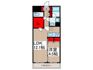 Ｓ－ＲＥＳＩＤＥＮＣＥ北戸田の物件間取画像